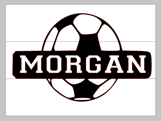 Soccer ball with name