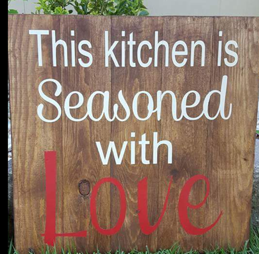 This kitchen is seasoned with love