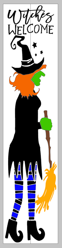 Witches Welcome with witch