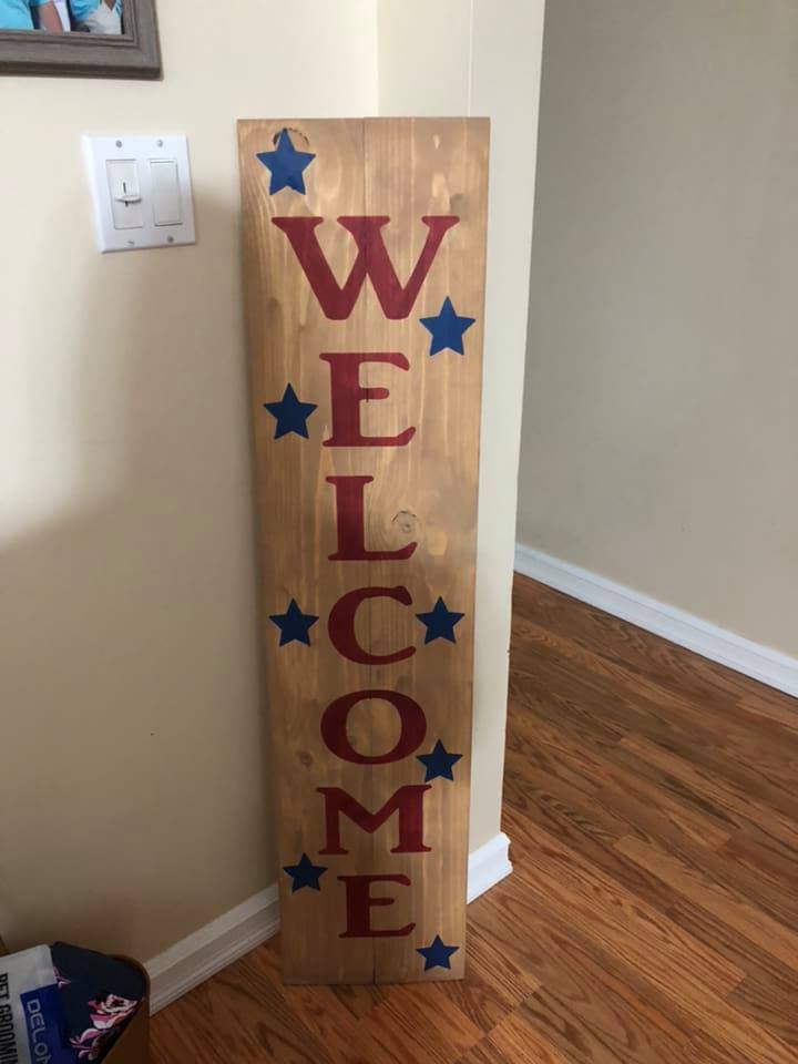 Welcome with stars