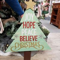 Christmas Tree - Joy Hope Peace