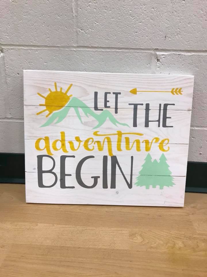 Let the adventure begin