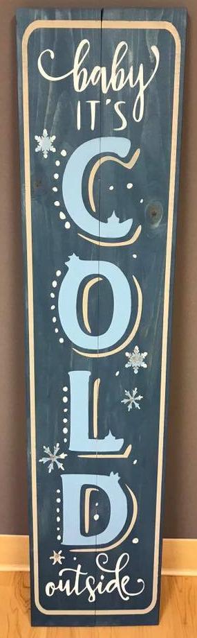 Baby its cold outside with outer border