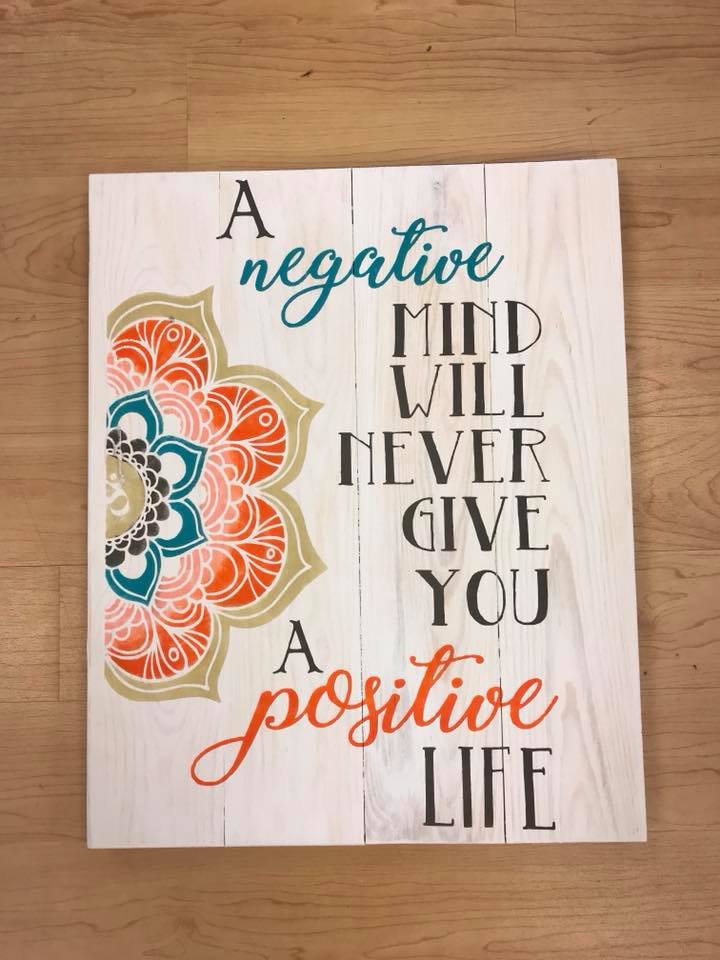 A Negative mind will never give you a positive life