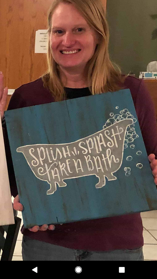 Splish Splash take a bath