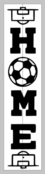 Home with Soccer In O and goal