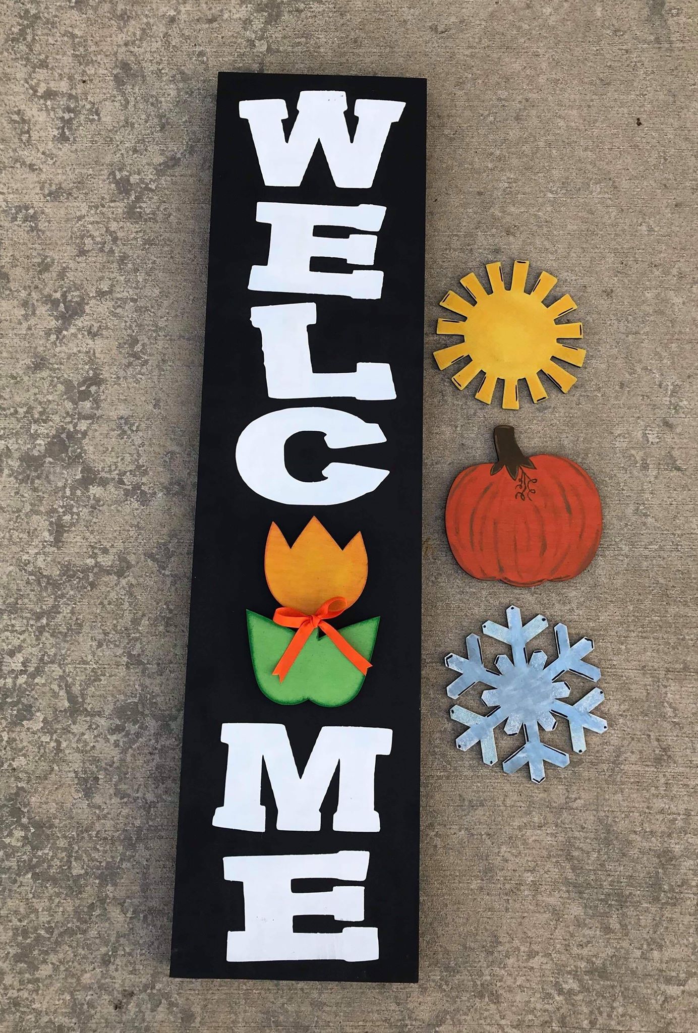3D Welcome porch Interchangeable (Blocky)