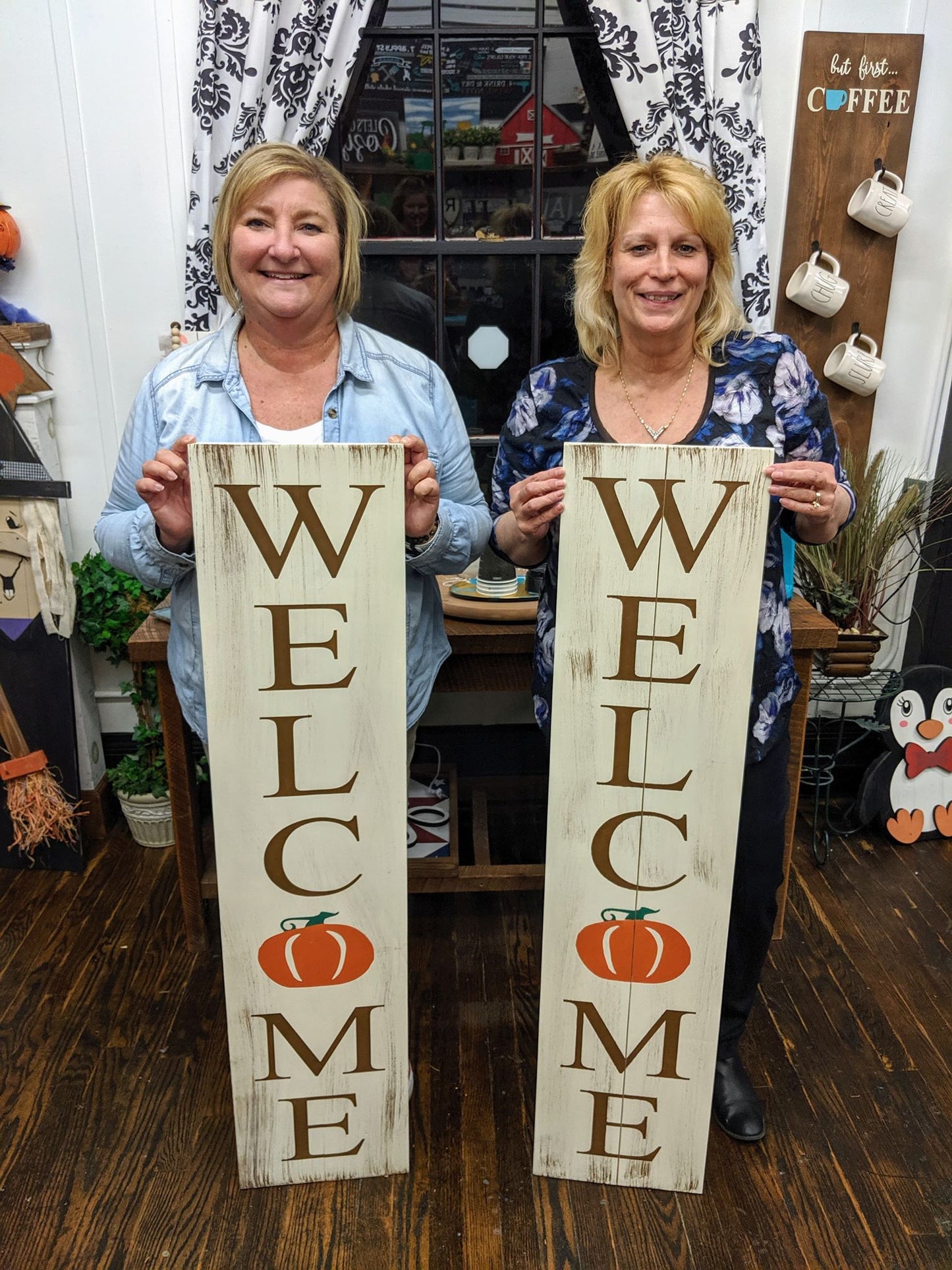 Welcome with pumpkin