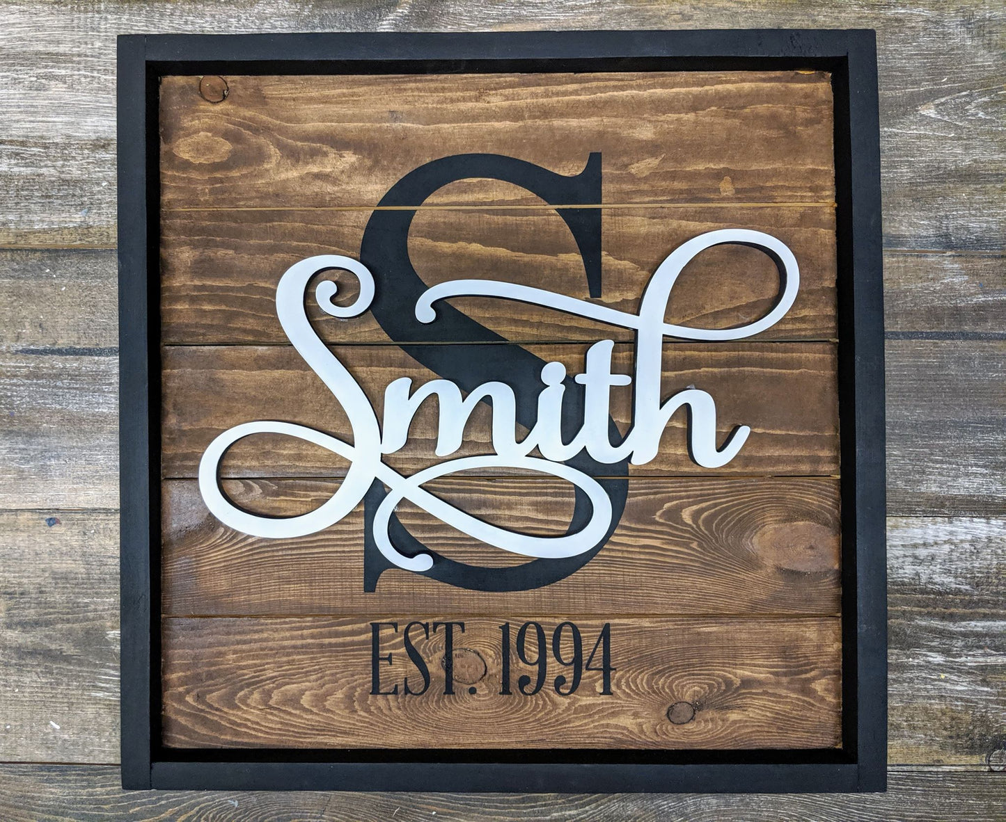 3D Family name with est date