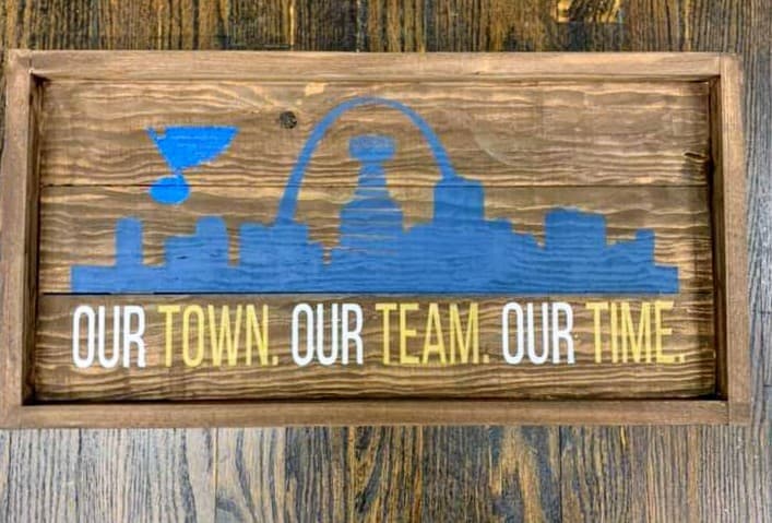 Our Town Our Team Our Time STL Blues