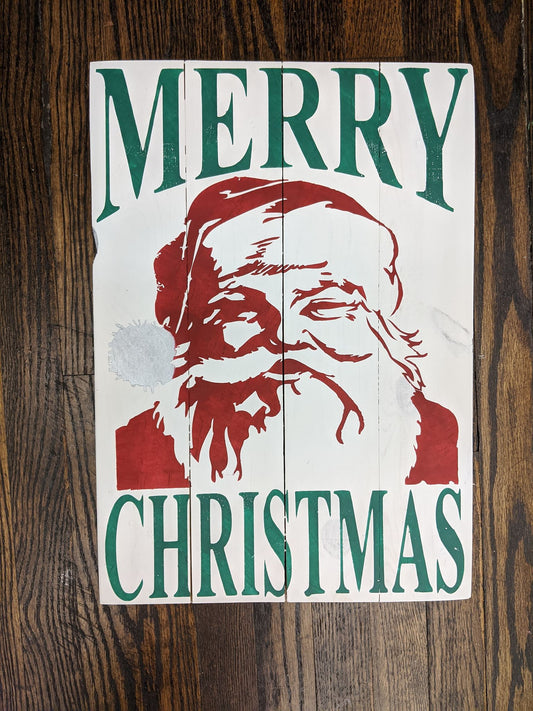 Merry Christmas-Santa face
