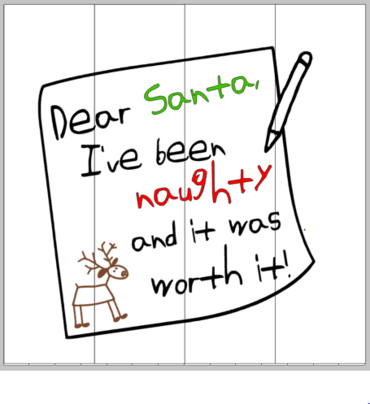 Dear Santa, I've been naughty and it was worth it