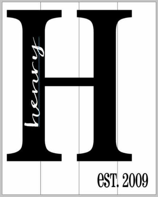 Big Initial Last name Est