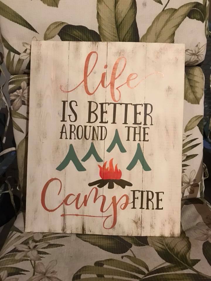 Life is better around the campfire