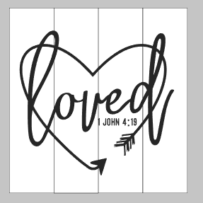 Loved with heart