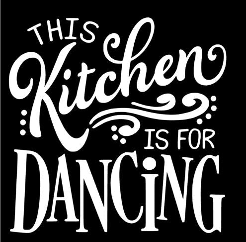 This kitchen is for dancing with dots