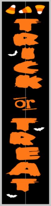 Trick or treat with candy corns