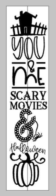 You & Me Scary Movies and Halloween Porch