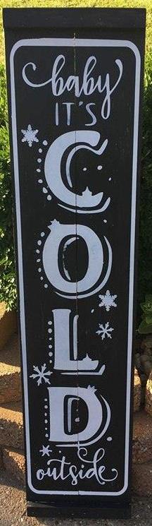 Baby its cold outside with outer border