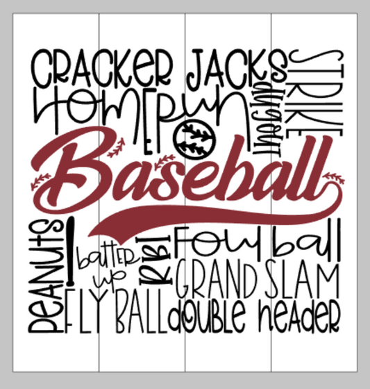 Baseball subway art