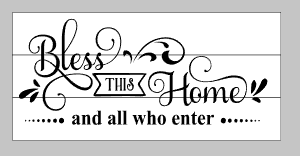 Bless this home and all who enter-swirly