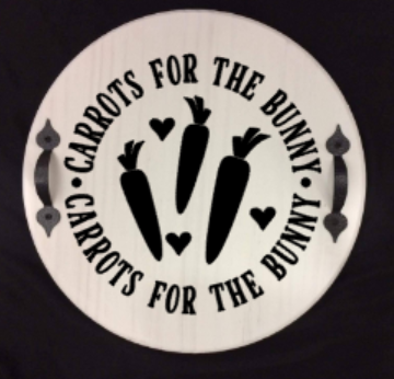 Carrots for the bunny Round