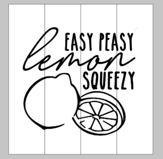 Easy peasy lemon squeezy with lemons