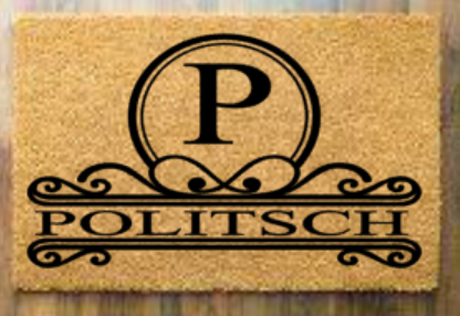 Family name with round design