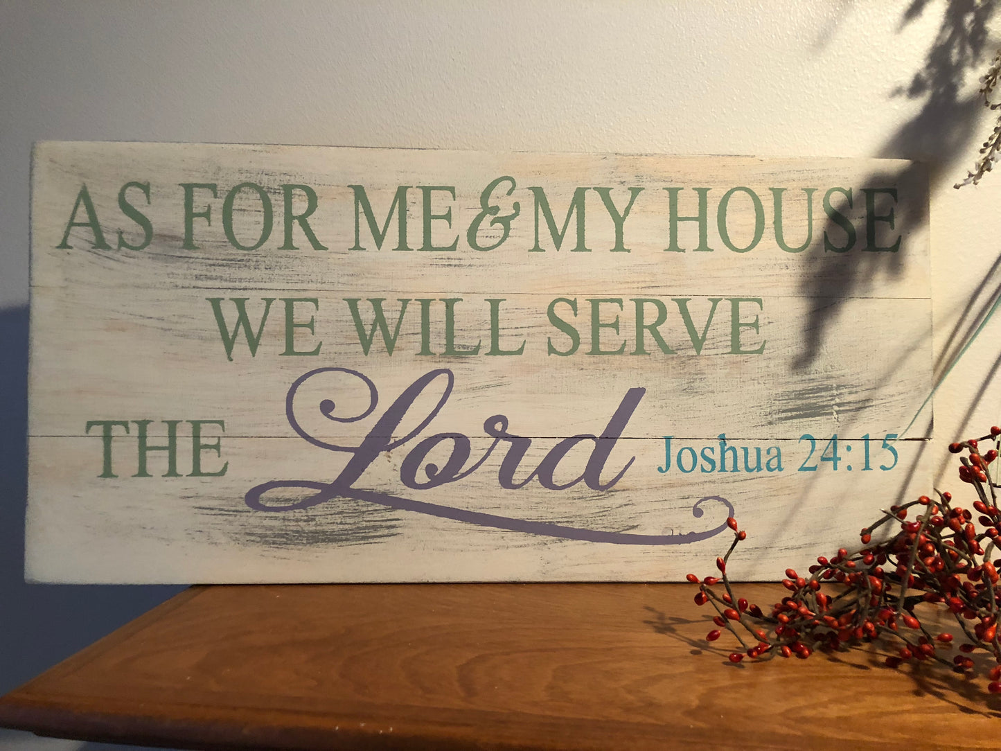 As for me and my house we will serve the lord