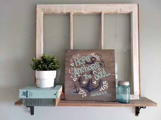 Hope anchors the soul