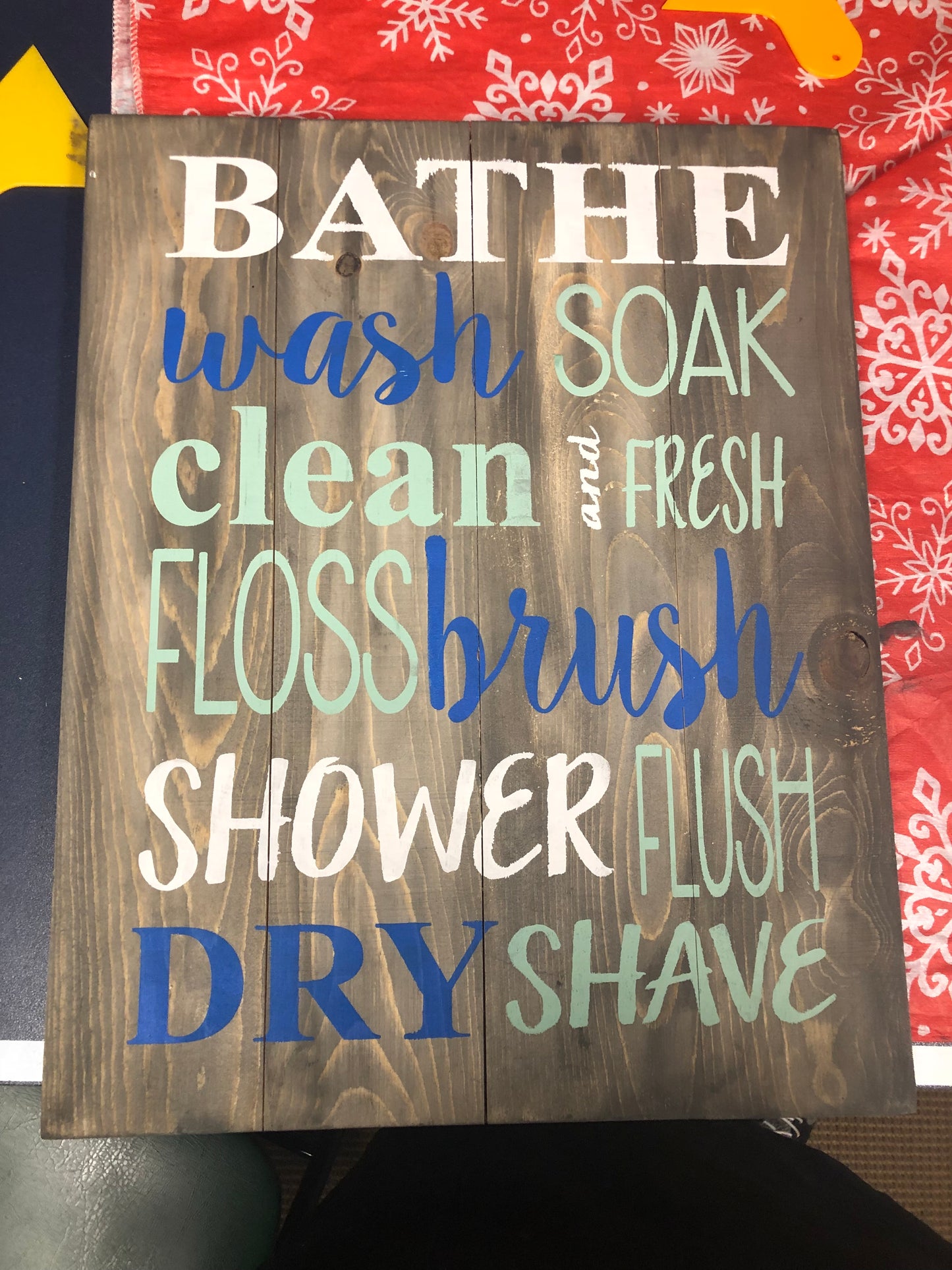 Bathe, wash, soak, clean and fresh