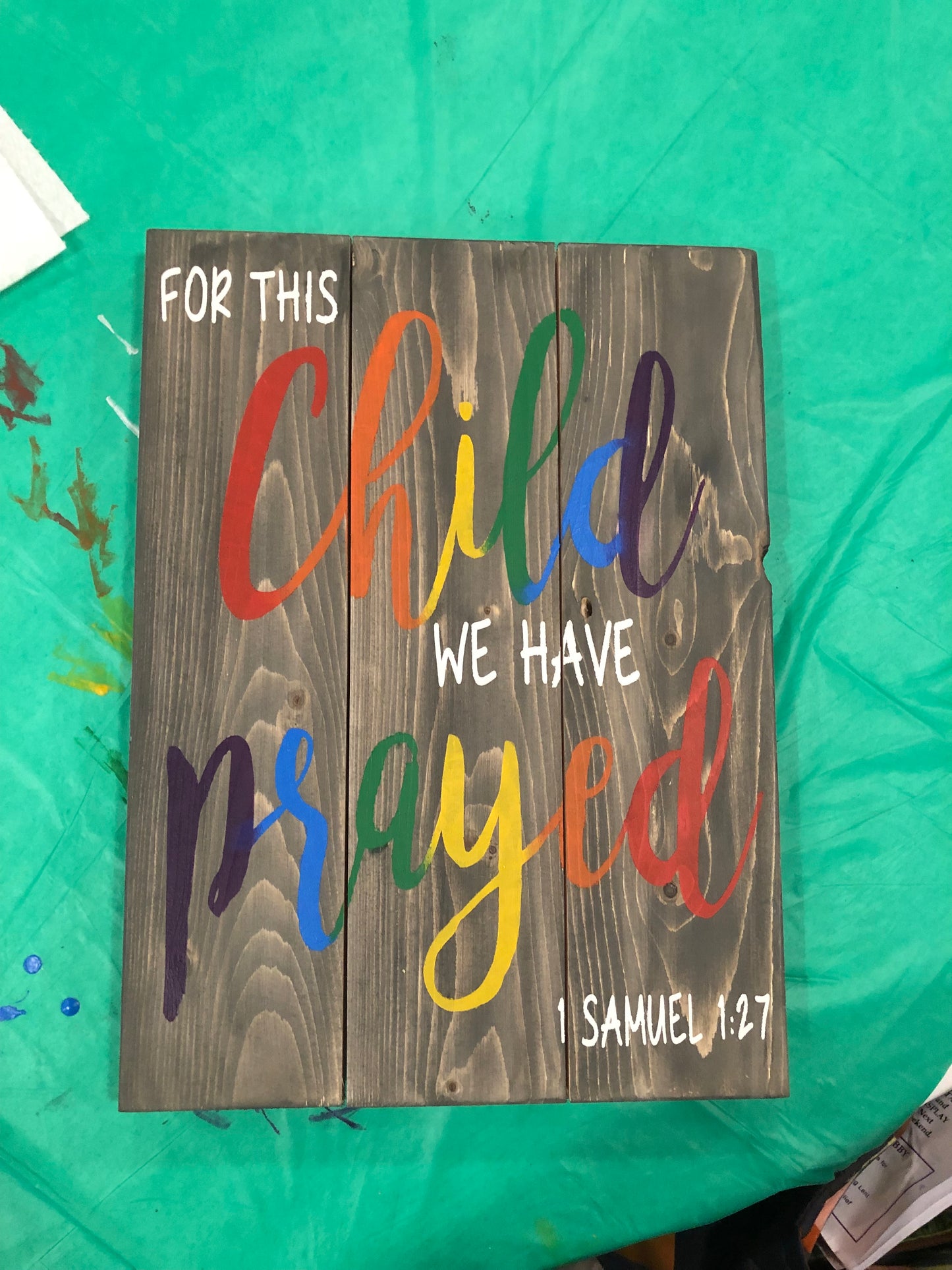 For this child we have prayed