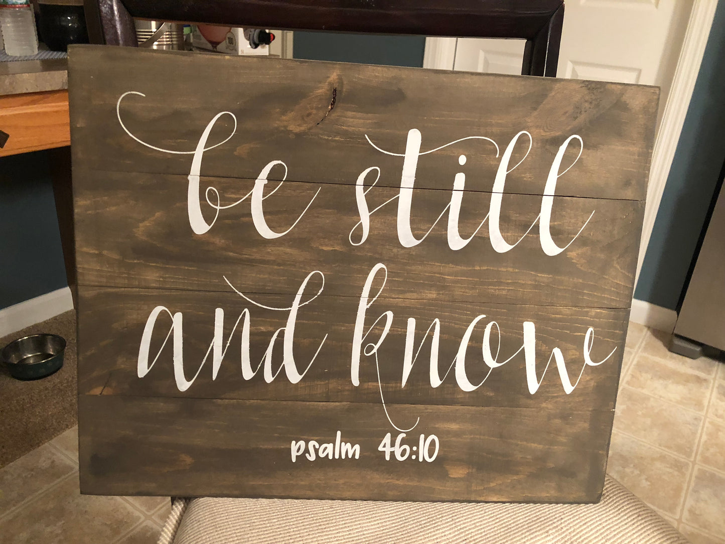 Be still and know