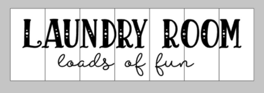 Laundry room loads of fun