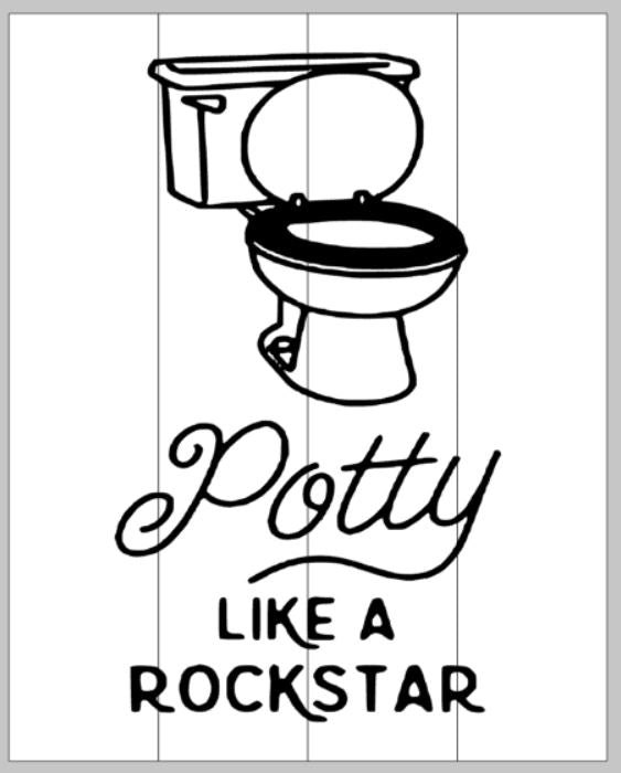 Potty like a rockstar
