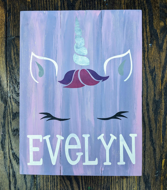 Unicorn with name