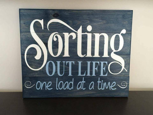 Sorting out life one load at a time