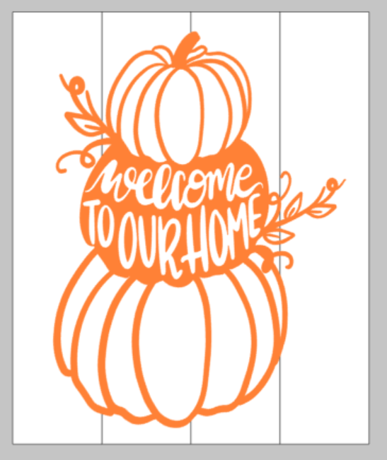 Welcome to our home pumpkin